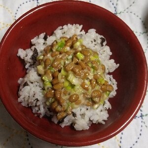 納豆ゆかりご飯